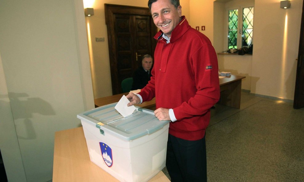 Borut Pahor na predsjedničkim izborima 2012.