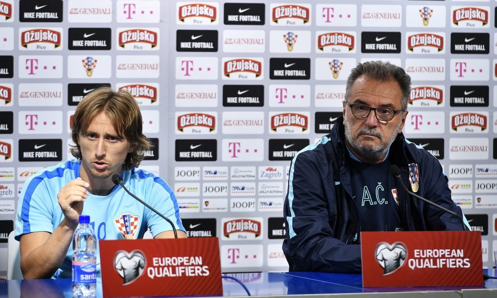 Luka Modrić i Ante Čačić