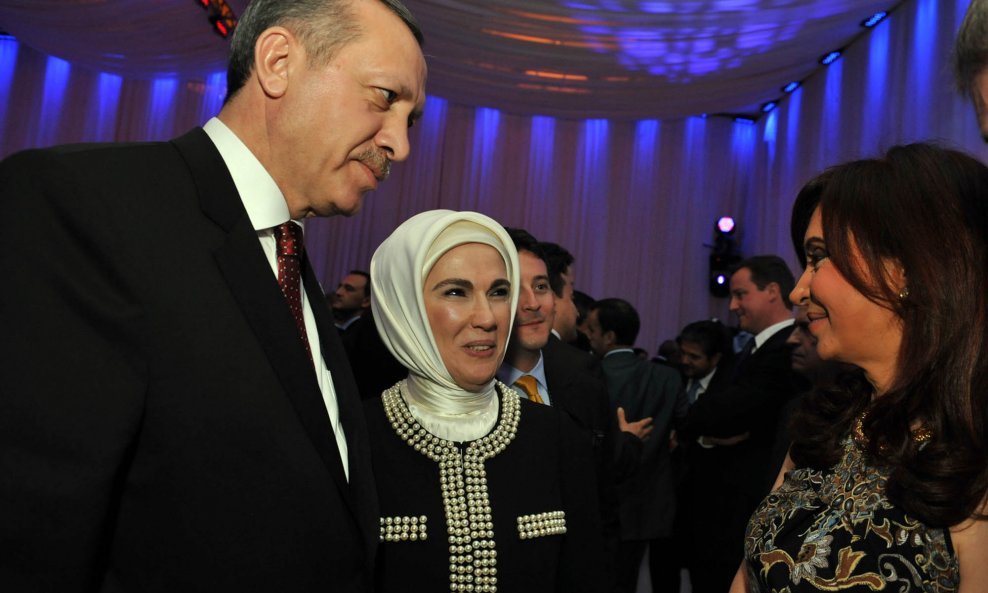 Recep Tayyip Erdogan, Emine Erdogan i Cristina Fernández