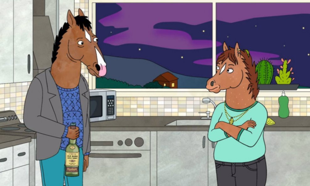 Prizor iz četvrte sezone serije 'BoJack Horseman'