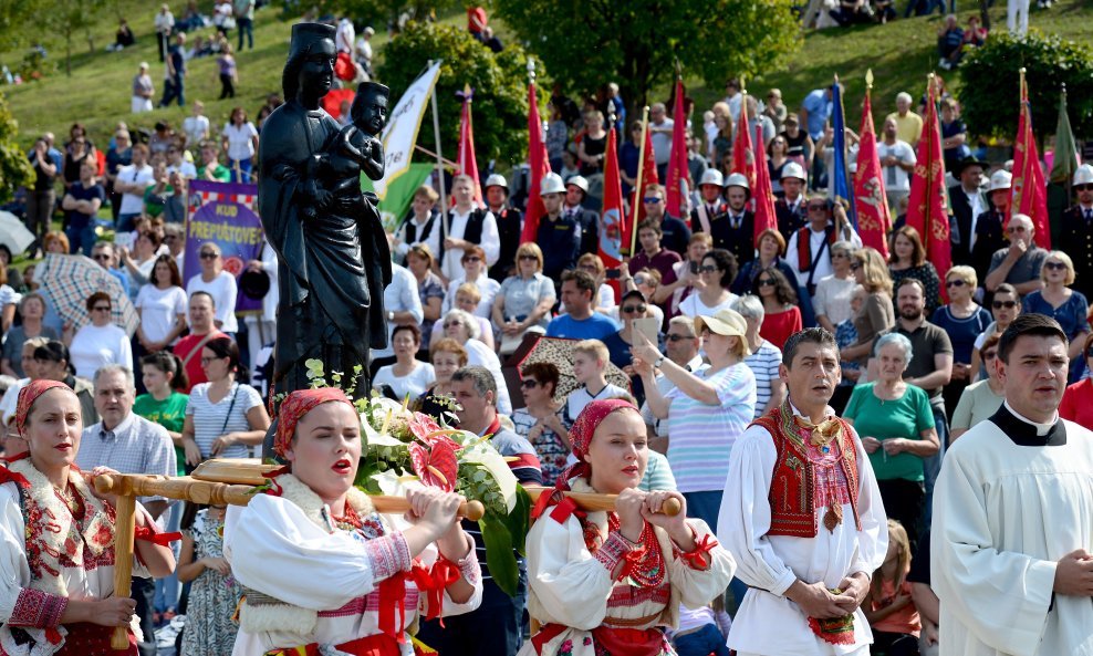 Današnja procesija u Mariji Bistrici