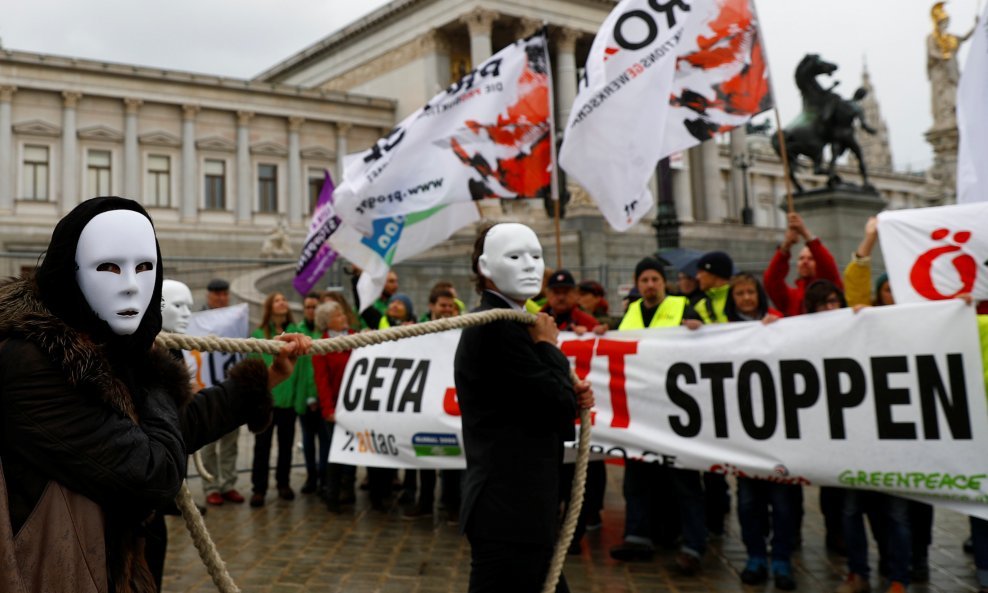 Današnji prosvjed protiv CETA-e u Beču