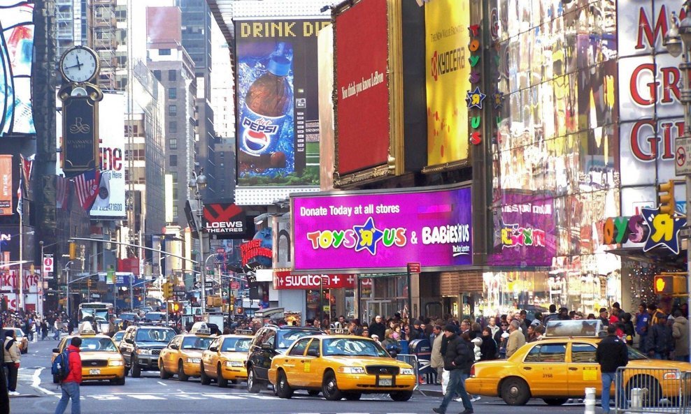 Times Square - ilustracija