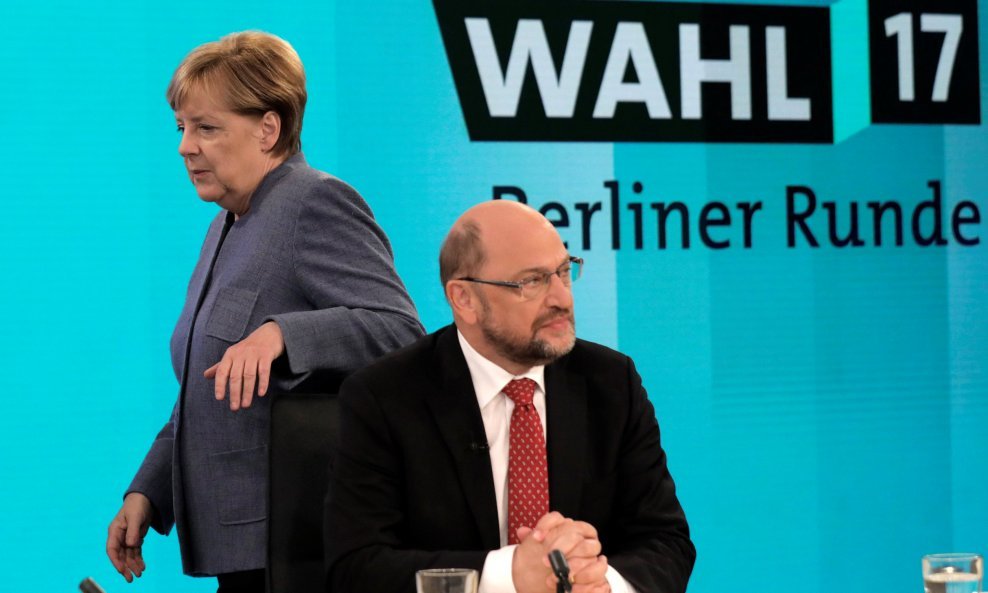 Angela Merkel i Martin Schulz