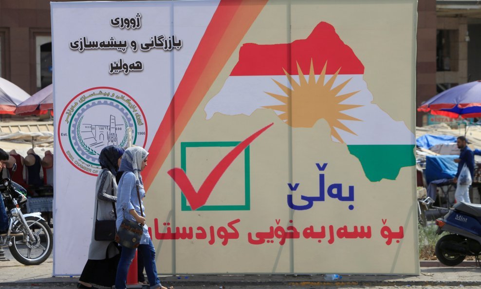 Kurdi su na referendum izašli u ponedjeljak
