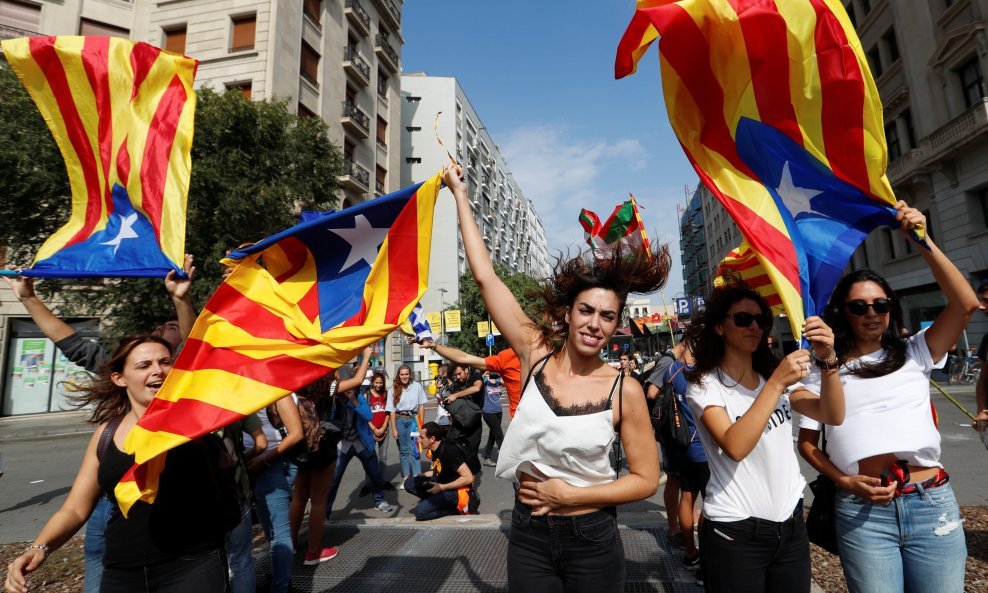 Iracionalna policijska represija Madrida snažno je mobilizirala Katalonce