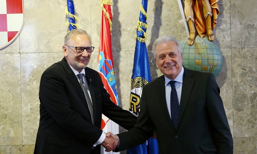 Davor Božinović i Dimitris Avramopoulos