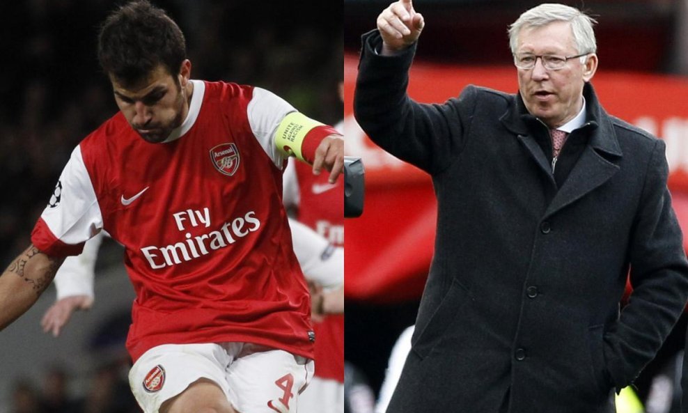 Cesc Fabregas iz Arsenalovih dana i Alex Ferguson