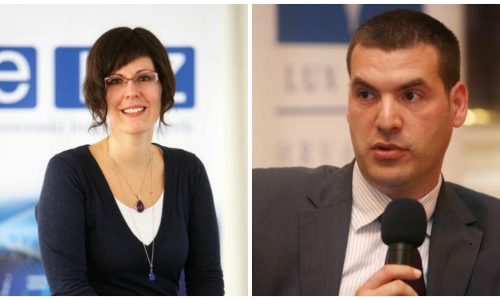 Maruška Vizek i Hrvoje Šimović