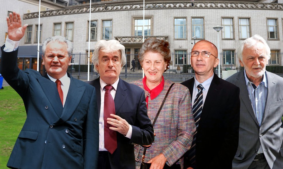 Slobodan Milošević, Radovan Karadžić, Biljana Plavšić, Dario Kordić, Mladen Naletilić Tuta