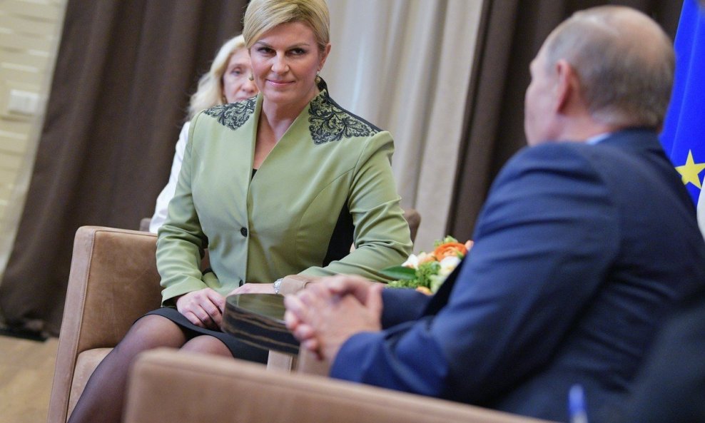 Kolinda Grabar Kitarović i Vladimir Putin