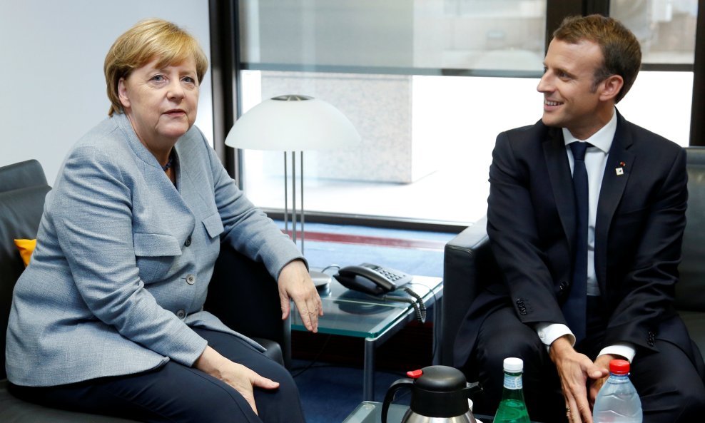 Angela Merkel i Emmanuel Macron