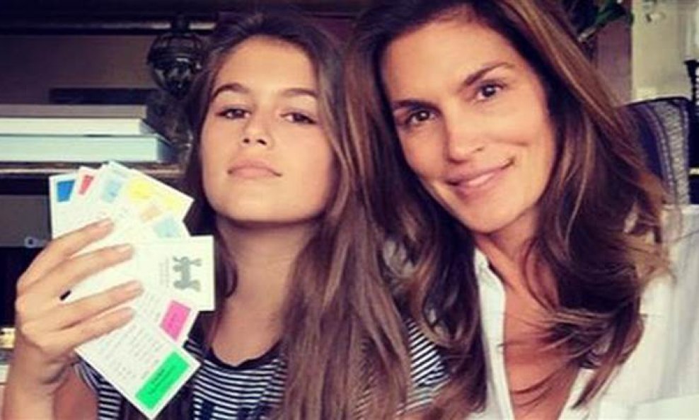 Cindy Crawford s kćerkom Kaiom