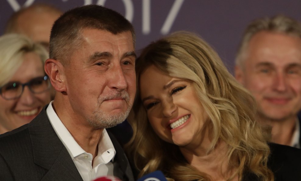 Andrej Babiš sa suprugom Monikom