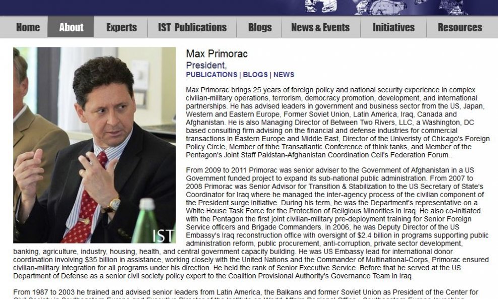 Predsjednik IST-a je Max Primorac