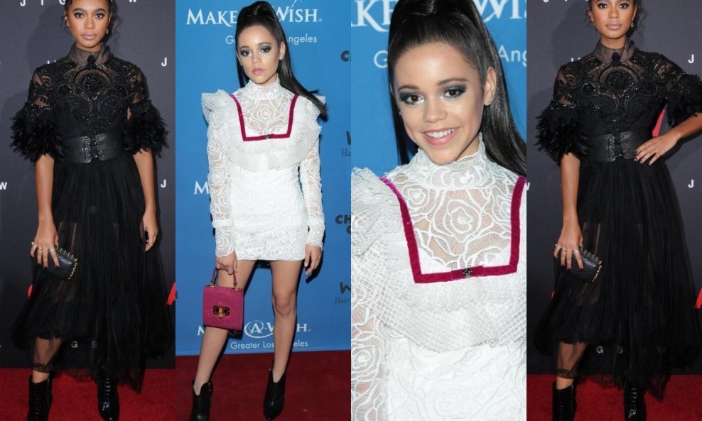 Jenna Ortega i Chandler Kinney nose haljine Aleksandre Dojčinović