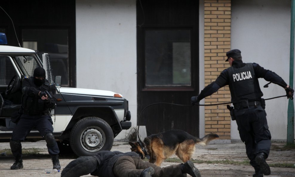 Specijalna policija BiH se priprema za moguće huliganske sukobe u Zenici (5)