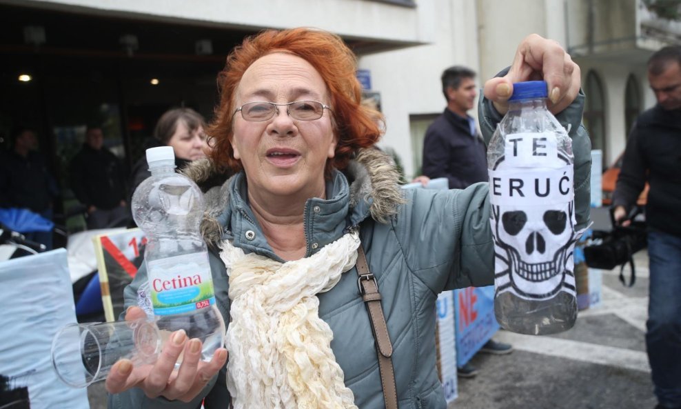 Prosvjednici se protive gradnji termoelektrane na Perući