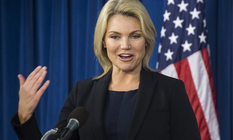 Heather Nauert, glasnogovornica američkog State Departmenta