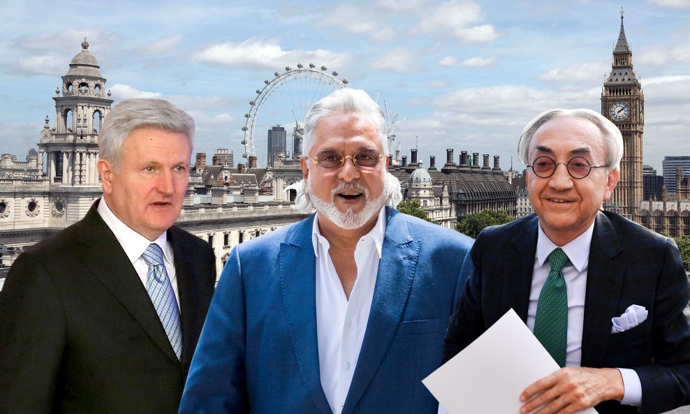 Ivica Todorić, Vijay Mallya i Miroslav Mišković utočište su našli u Londonu