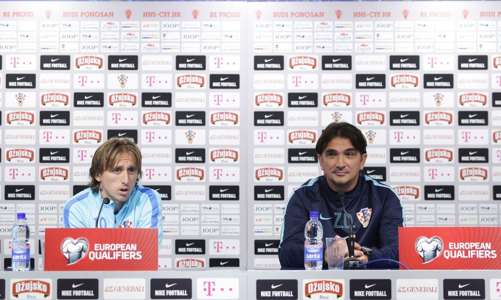 Luka Modrić i Zlatko Dalić