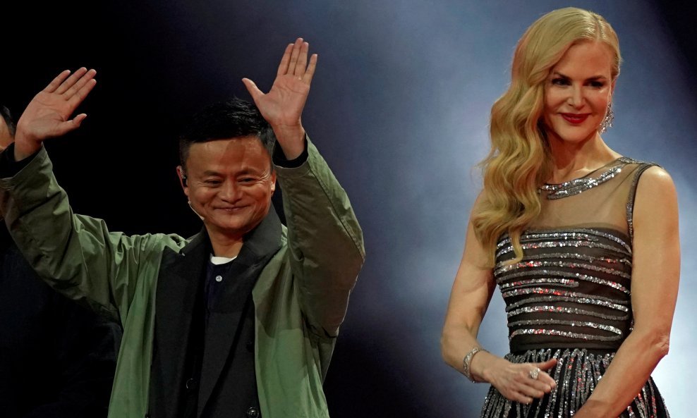 Osnivač Alibabe Jack Ma i glumica Nicole Kidman