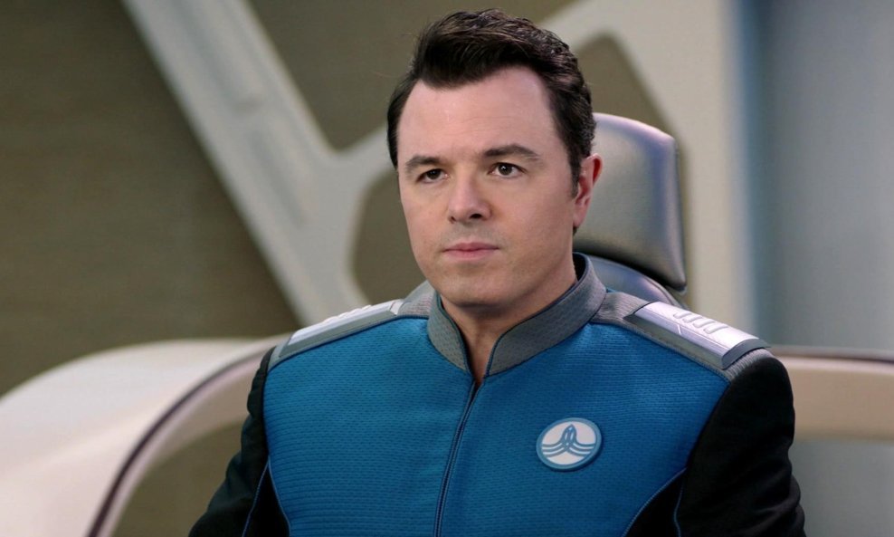 Seth MacFarlane kao kapetan Mercer u seriji 'The Orville'