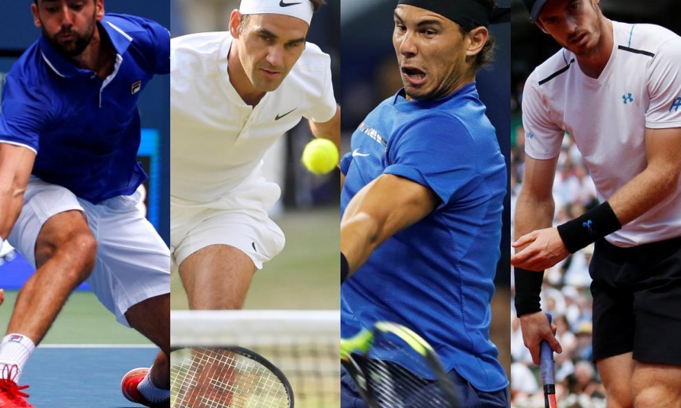 Čilić, Federer, Nadal i Murray