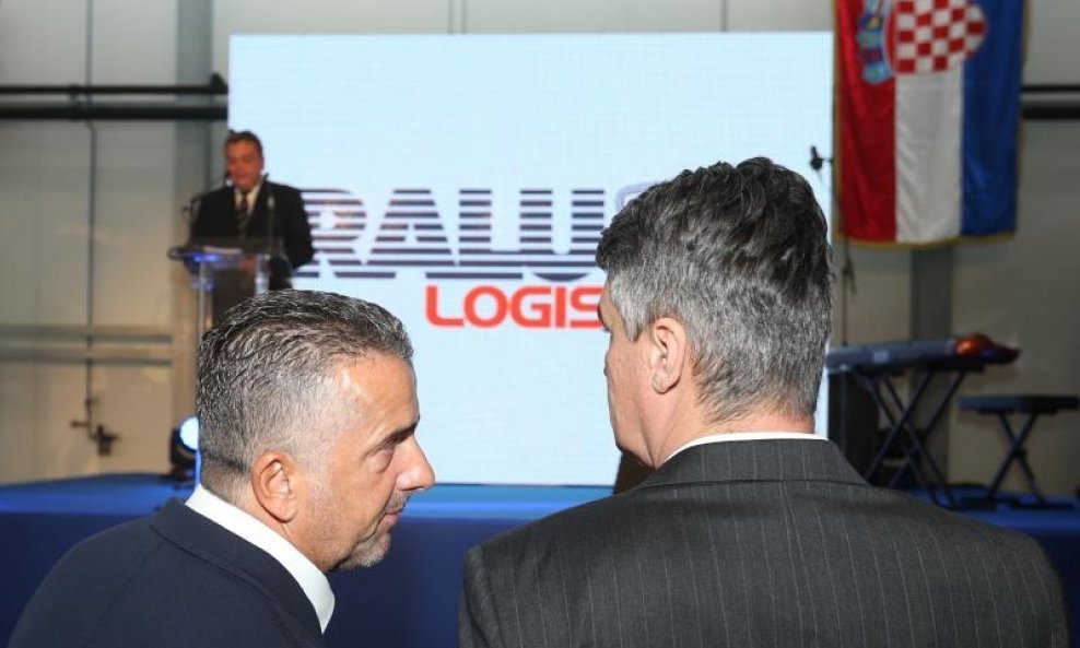 Luka Rajić i Zoran Milanović na otvaranju logističkog centra u Rugvici 