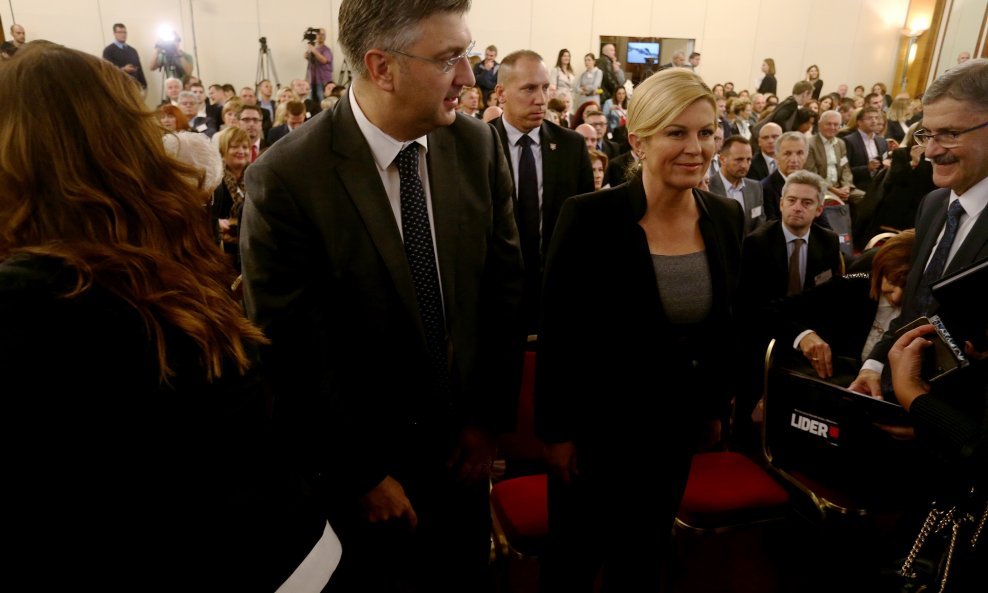 Andrej Plenković i Kolinda Grabar Kitarović