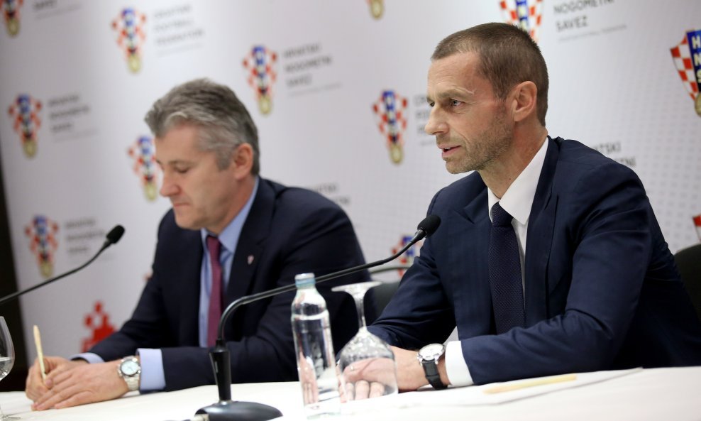 Davor Šuker i Aleksander Čeferin