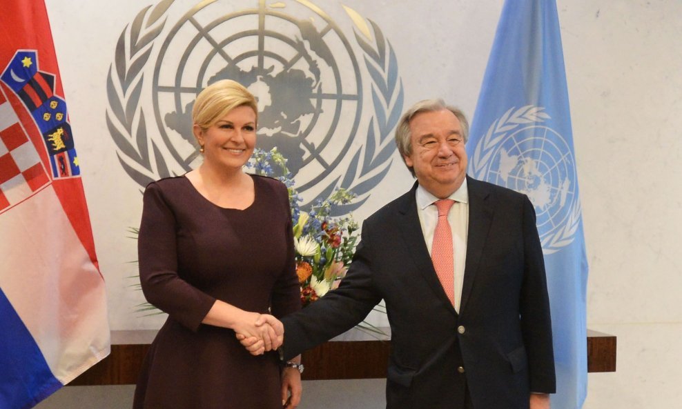 Kolinda Grabar-Kitarović i Antonio Guterres