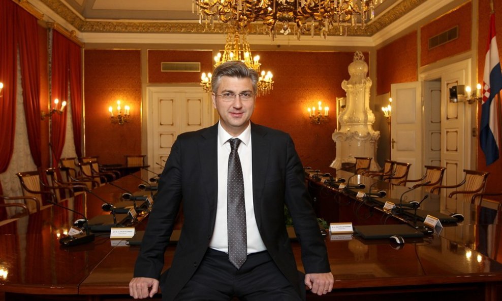 Andrej Plenković premijer u Banskim dvorima