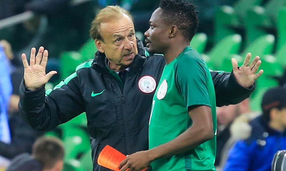 Gernot Rohr i Ahmed Musa