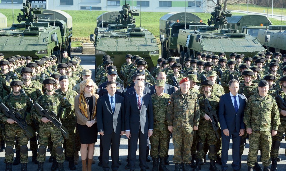 Svečani ispraćaj vojnika 1. hrvatskog kontingenta u Republiku Litvu u studenom ove godine