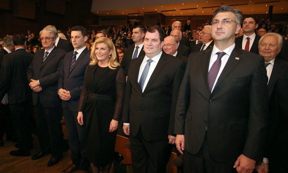 Miroslav Tuđman, Božo Petrov, Kolinda Grabar-Kitarović, Jakov Kitarović, Andrej Plenković