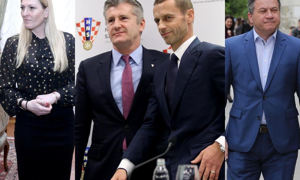 Janica Kostelić, Davor Šuker, Aleksandr Čeferin i Damir Vrbanović