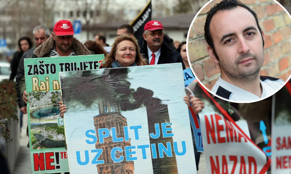 Prosvjed protiv termoelektrane Peruća / Mislav Cvitković