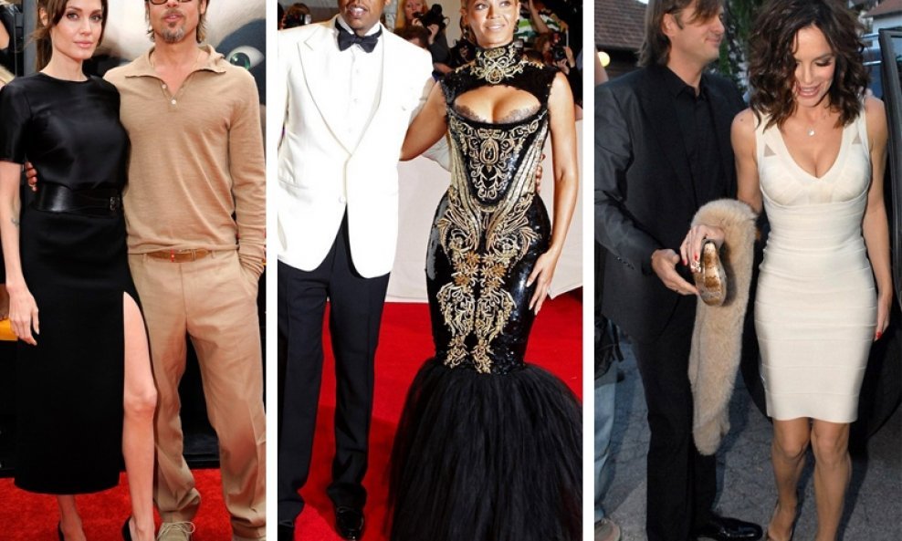Angelina Jolie, Brad Pitt, Jay-Z, Beyonce, Milan Popović, Severina, kolaž