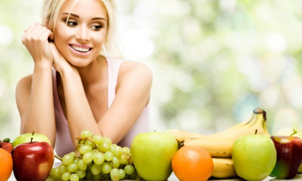 žena zdravlje voće hrana