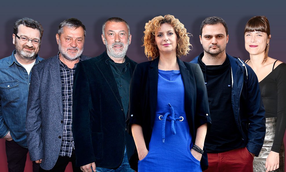 Kruno Lokotar, Branko Schmidt, Ivica Buljan, Nina Violić, Kristian Novak i Hana Jušić