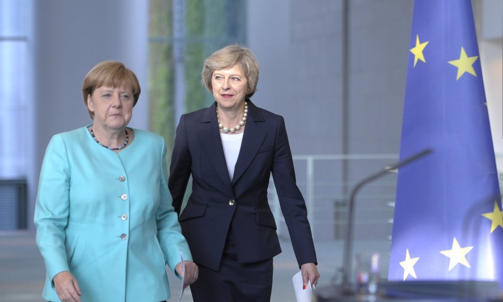 Angela Merkel i Theresa May