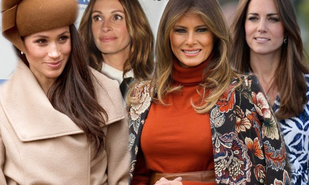 Meghan Markle, Julia Roberts, Melania Trump i Kate Middleton