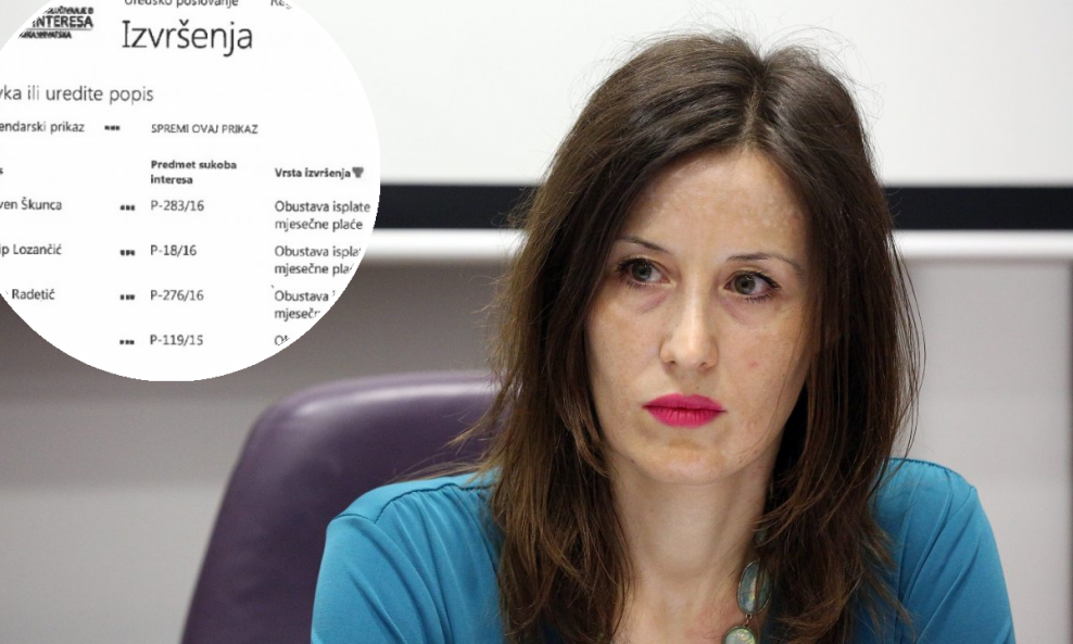 Dalija Orešković, predsjednica Povjerenstva za odlučivanje o sukobu interesa