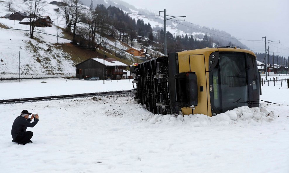 Posljedice oluje Eleanor u Švicarskoj