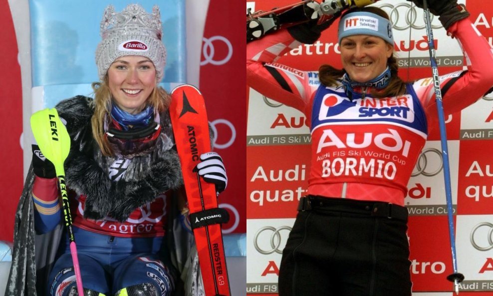 Mikaela Shiffrin i Janica Kostelić