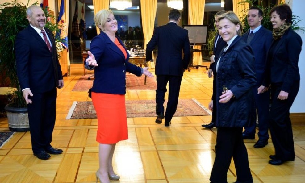 Kolinda Grabar Kitarović i Zoran MIlanović