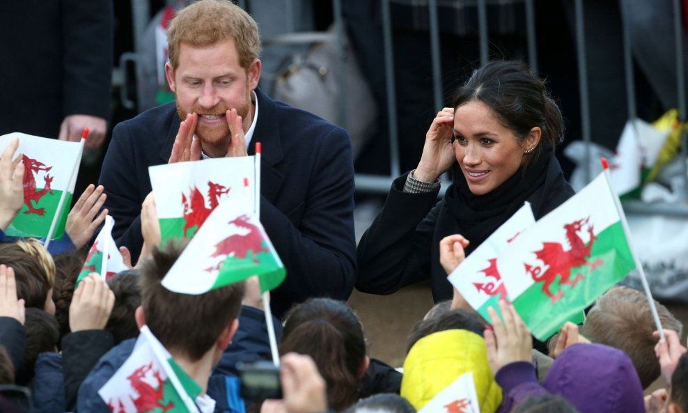 Princ Harry i Meghan Markle u Cardiffu