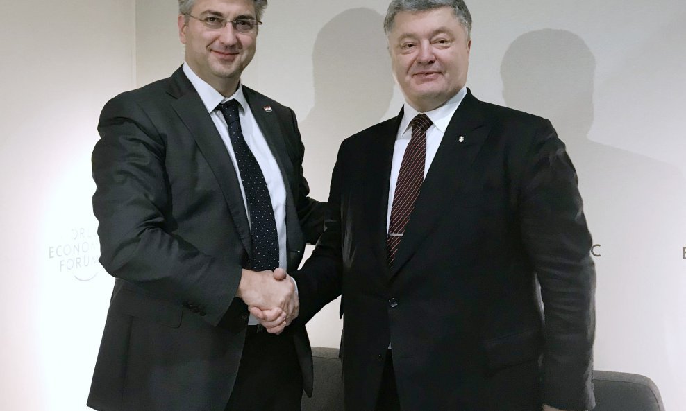 Andrej Plenković i Petro Porošenko