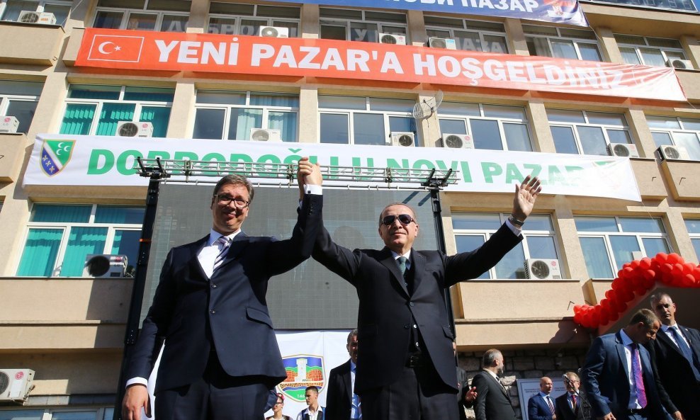 Aleksandar Vučić i Recep Tayyip Erdogan